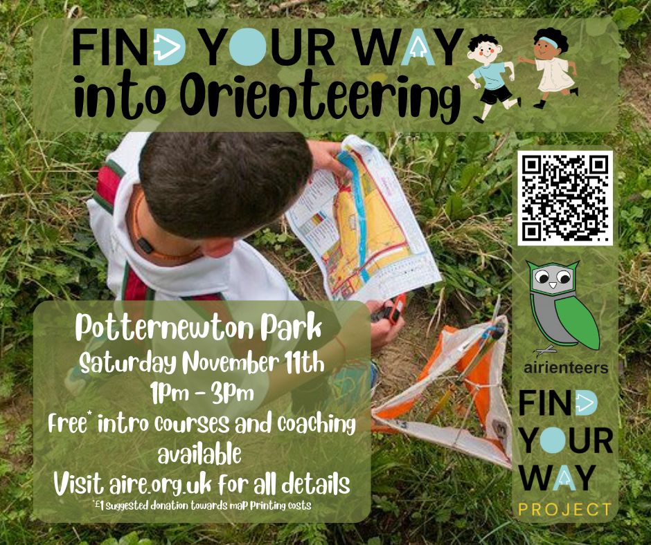 airienteers's tweet photo. Come and try orienteering at our next Saturday intro course:
📍Potternewton Park, Leeds
⏰Starts 1-2:30pm
🗺️3 short courses for beginners. 2 medium courses for those who've been to a Saturday intro before - do as many as you like
💷Free! (suggested £1 donation to map print costs) https://t.co/n3cCB35Mpo