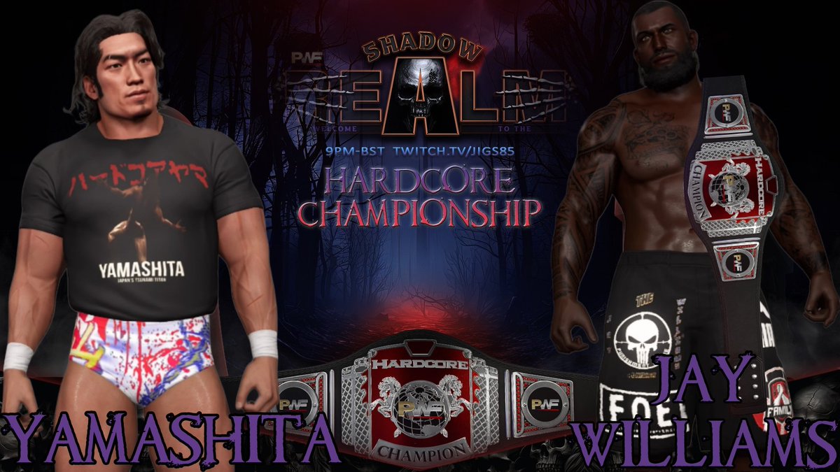 PWF_Efed1's tweet photo. The Challenge was thrown down by the champion himself @Jay3Williams who wants a piece of the 'Tsunami Titan' Yamashita. The PWF Hardcore Championship is on the line in a Hardcore Rules match!
Friday 10th November 2023
9pm GMT
https://t.co/YGdr5e5EuP
#PWFShadowRealm #PWF https://t.co/QEt5drLebv