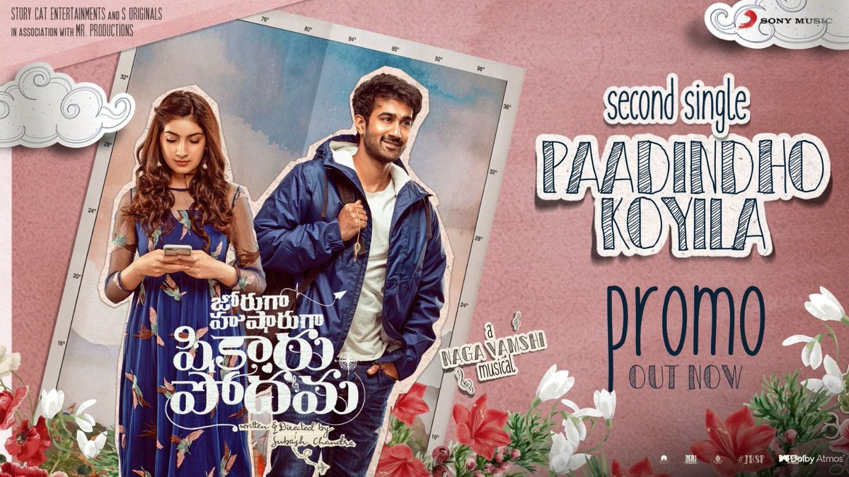vamsikaka's tweet photo. Here's the promo of #JHSP2ndSingle ~ #PaadindhoKoyila ❤️

- https://t.co/ALASFUrEIY 

Full song out TOMORROW! 🤩

🎹 @NagaVamshiKris1 
🎤 @HaricharanMusic 
✍️ #Vijayender

@subash1240 @santoshsoban @phalgunikhanna5 @vengi_sudhakar @StoryCat_Home @SOriginals1 @mrproductionsin https://t.co/gPGxN88Nhu