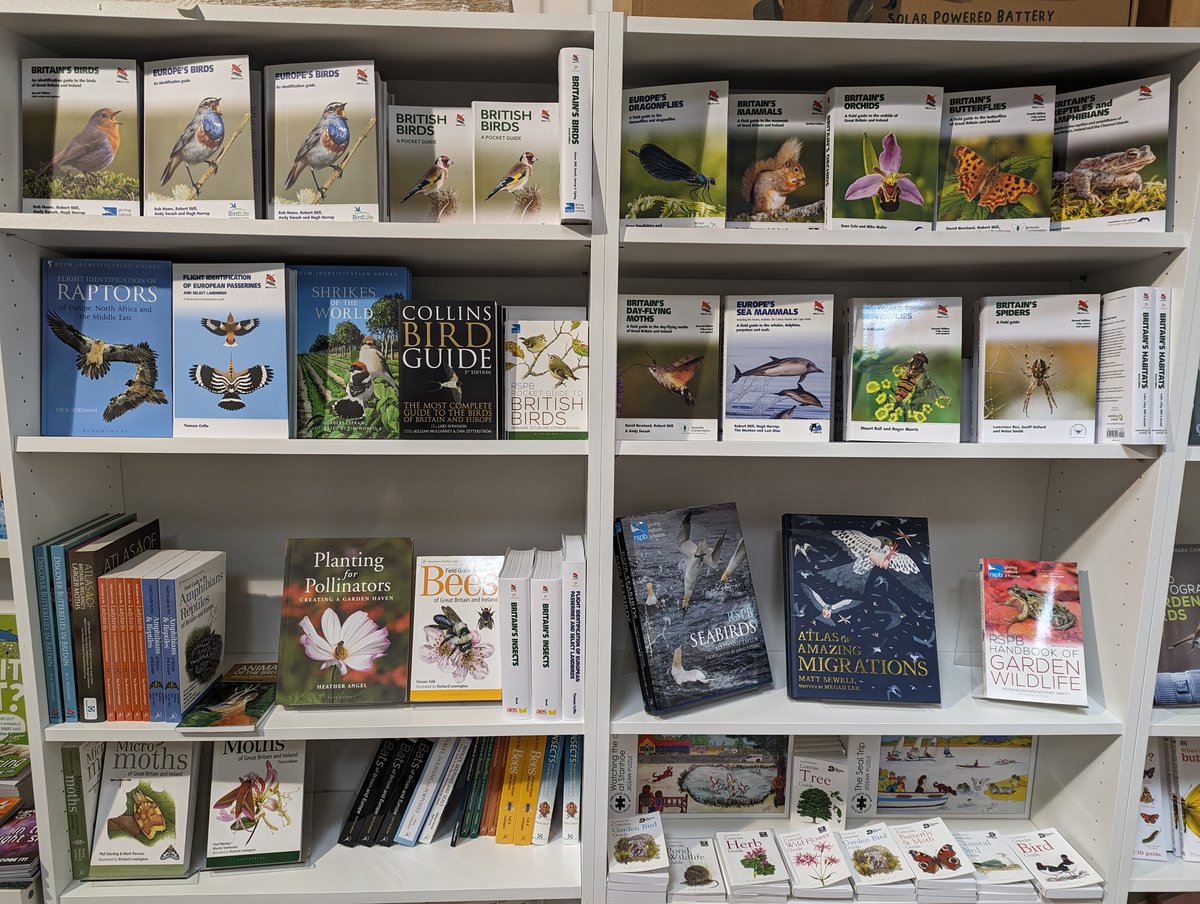 Our wide range of wildlife books includes top titles on birds, insects, botany, and much more. 

Pop in store and browse our great range. 

<a href="/DalegateMarket/">Dalegate Market | Shopping & Café</a>