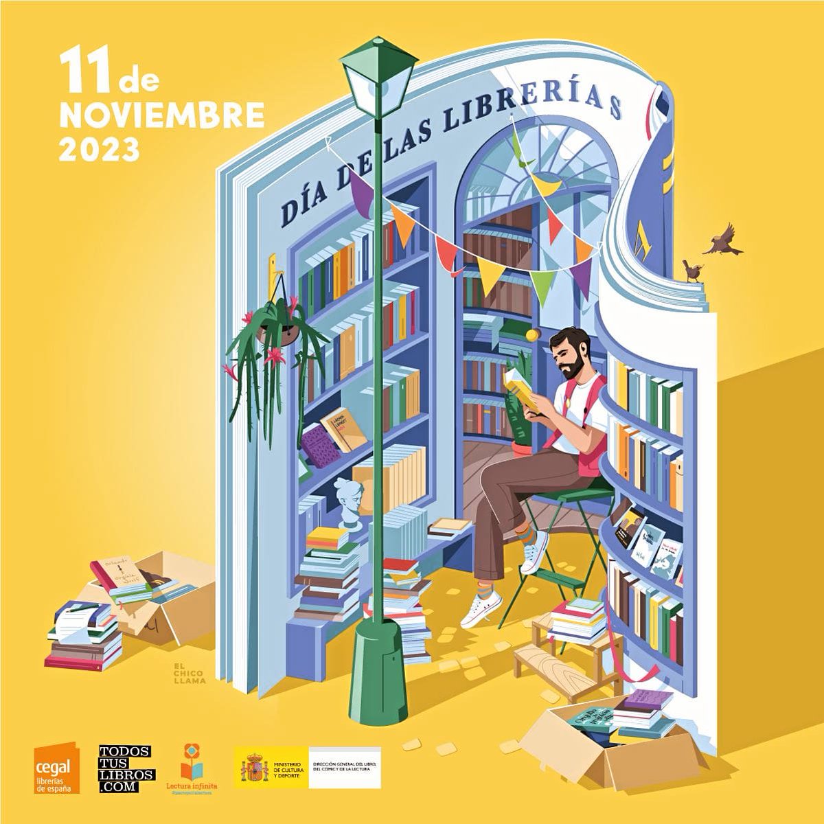 Este sábado 11 de noviembre celebramos el #díadelaslibrerías.
¡Apoya a tu librería de proximidad! ¡Compra libros en librerías! 
¡Elige el pequeño comercio!
En la Agenda de nuestra web puedes consultar los eventos programados.
#loslibrosenlalibrería #apoyaatulibrería