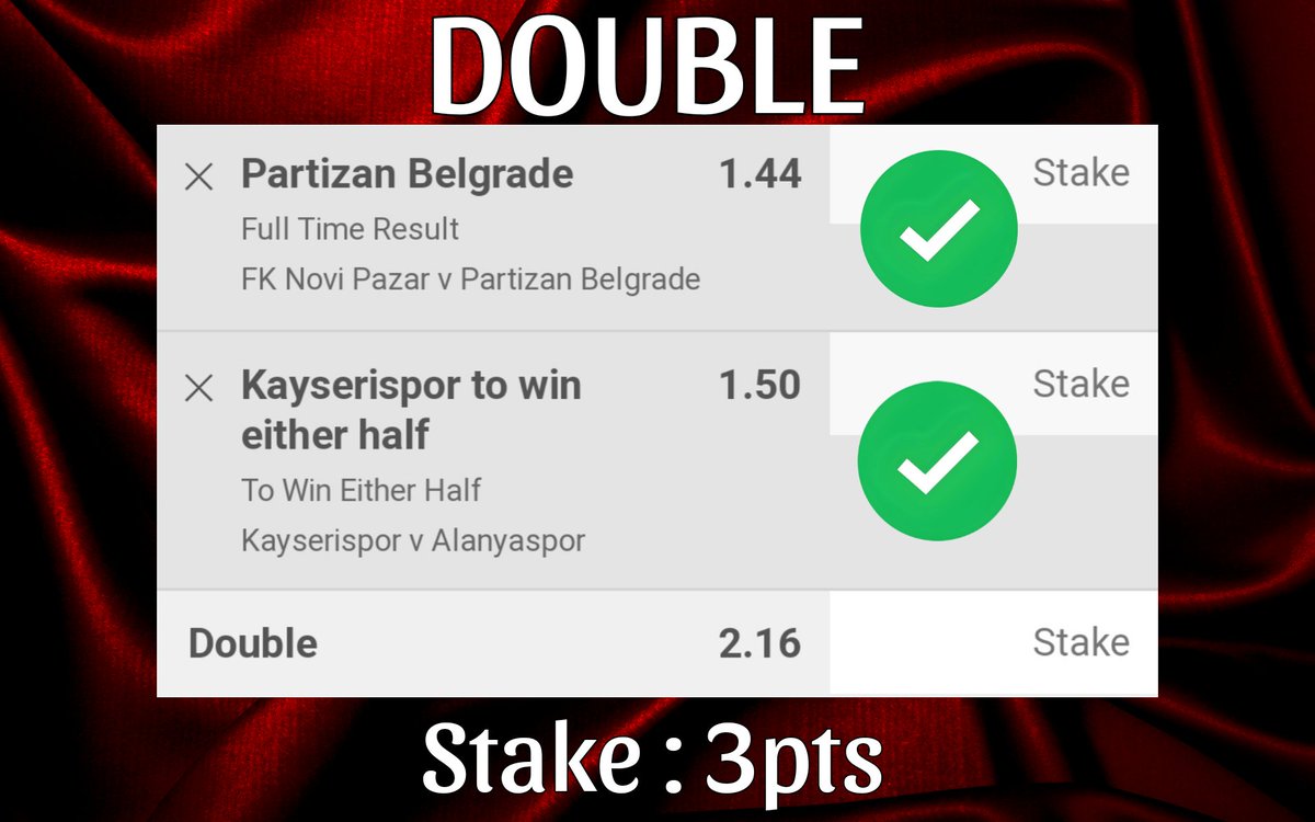 TomWhiteTips's tweet photo. 8 out of the last 9 Doubles have now won !! 🔥🔥

Let's see if we can keep the run going tonight !!! 👍

#DoubleMagic #tips #Football https://t.co/dqrdwTQNZ8