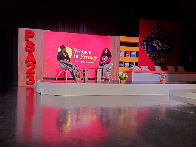 UnwantedWitness's tweet photo. This year @AfricaPrivacy a gender session is introduced, "Women in Privacy" and it is exciting listening to the #dataprotection commissioner of๐ฒ๐บshare her story with the audience.
#PSA2023
#PSA23 https://t.co/WWsKoG5Tni