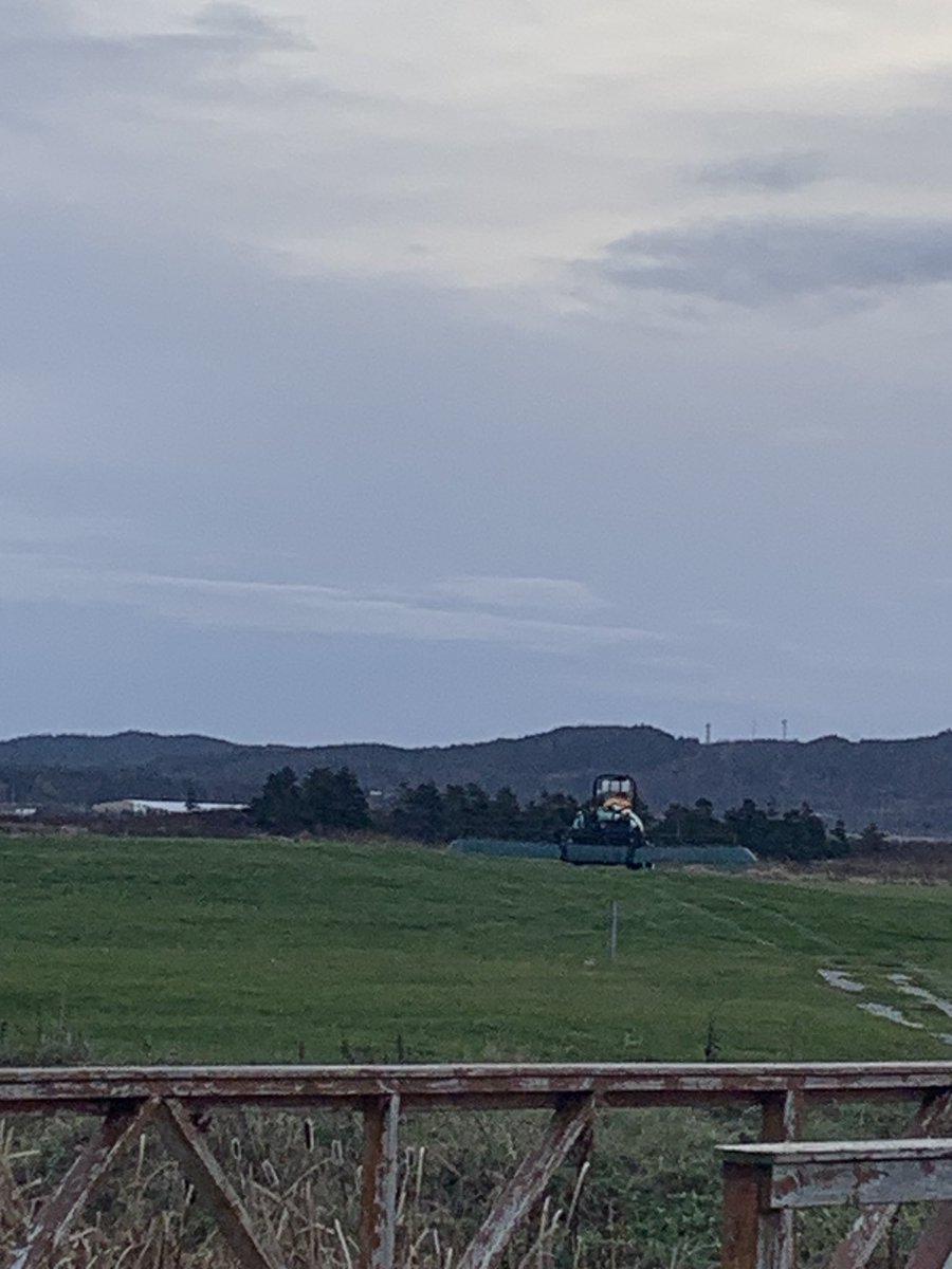 Labradorproud's tweet photo. Finally a break in the weather, final spray of the season ⁦@Golfharmon⁩ https://t.co/b5XyCaTrtf