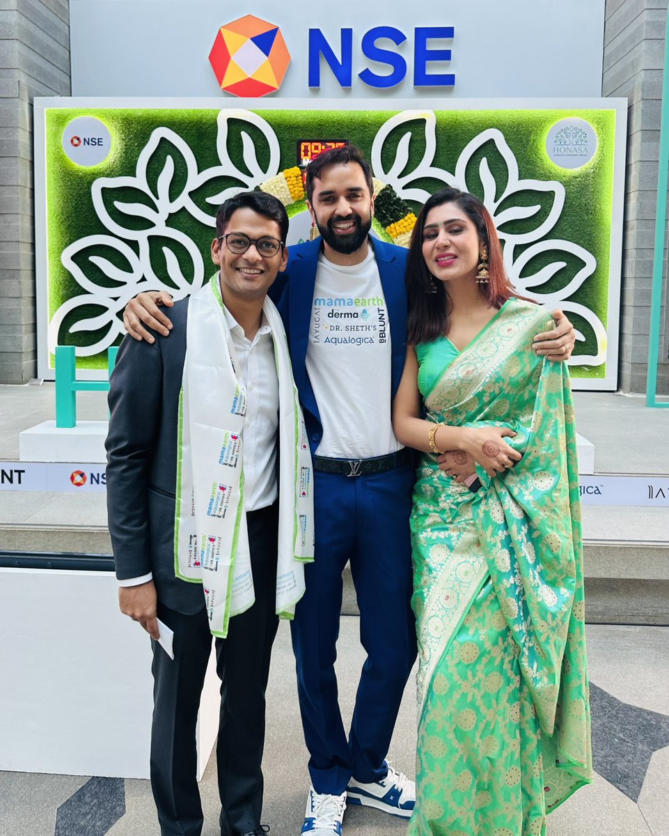 Congratulations @VarunAlagh, @GhazalAlagh and the entire @honasa_india team on an amazing IPO! This is great day for the entire startup ecosystem. We at @peakxvpartners are proud to be your partners in this journey. All the best!! @Surajtweeet