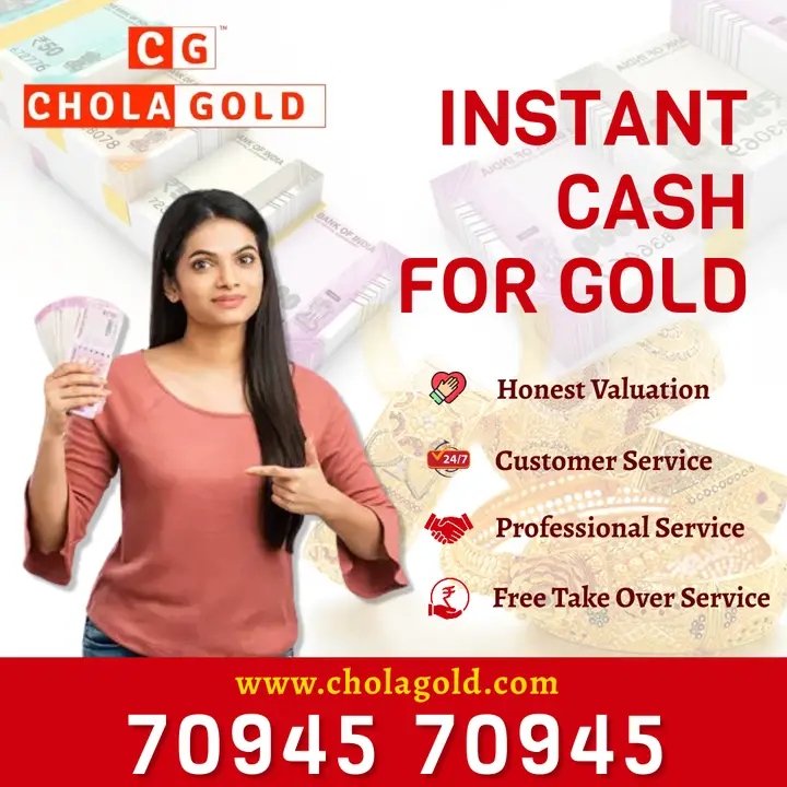 CholaGold's tweet photo. SELL YOUR GOLD AT MARKET PRICE
INSTANT CASH FOR GOLD
FAST &amp; EASY WAY TO SELL YOUR GOLD

FREE DOOR STEP SERVICE
BEST PRICE FOR YOUR GOLD
HONEST VALUATION

📲 Contact Us : 70945 70945 https://t.co/Gl7hMJxHSx