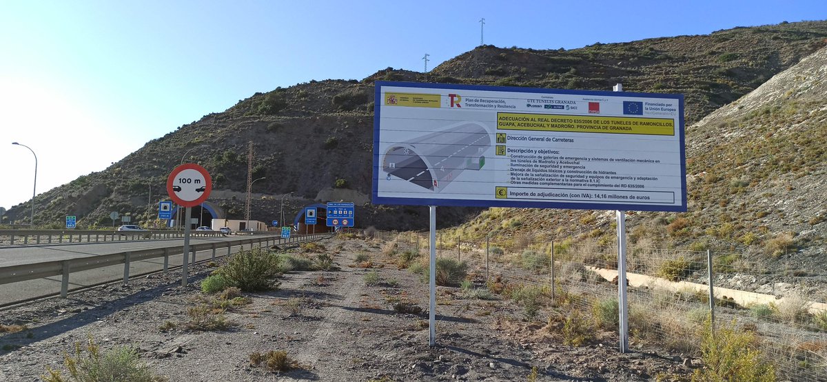 ALVAC (@alvac) on Twitter photo Inicio de las obras "Proyecto de Adecuación al Real Decreto 635/2006 de los Túneles Ramoncillos, Guapa, Acebuchal y Madroño. Provincia de Granada. PLAN DE RECUPERACIÓN, TRANSFORMACIÓN Y RESILIENCIA FINANCIADO POR LA UNIÓN EUROPEA #NEXTGENERATIONEU"
@mitmagob <a href="/P_Recuperacion/">Plan de Recuperación</a> Inicio de las obras "Proyecto de Adecuación al Real Decreto 635/2006 de los Túneles Ramoncillos, Guapa, Acebuchal y Madroño. Provincia de Granada. PLAN DE RECUPERACIÓN, TRANSFORMACIÓN Y RESILIENCIA FINANCIADO POR LA UNIÓN EUROPEA #NEXTGENERATIONEU"
@mitmagob <a href="/P_Recuperacion/">Plan de Recuperación</a>