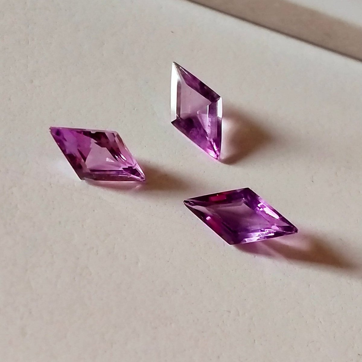 MantriSanju's tweet photo. Exited to share the latest addition to my etsy shop
Fancy Diamond shape 3 pieces set Amethyst for jewelry making #fancyamethyst #3piecessetgemstone #gemstoneloose  #facetedamethyst #uniqueshapegem #GIFTforX #giftforher #etsyusa #etsyfinds #etsyhandmade https://t.co/RMrs4FFnY9 https://t.co/BRG38sTXx2