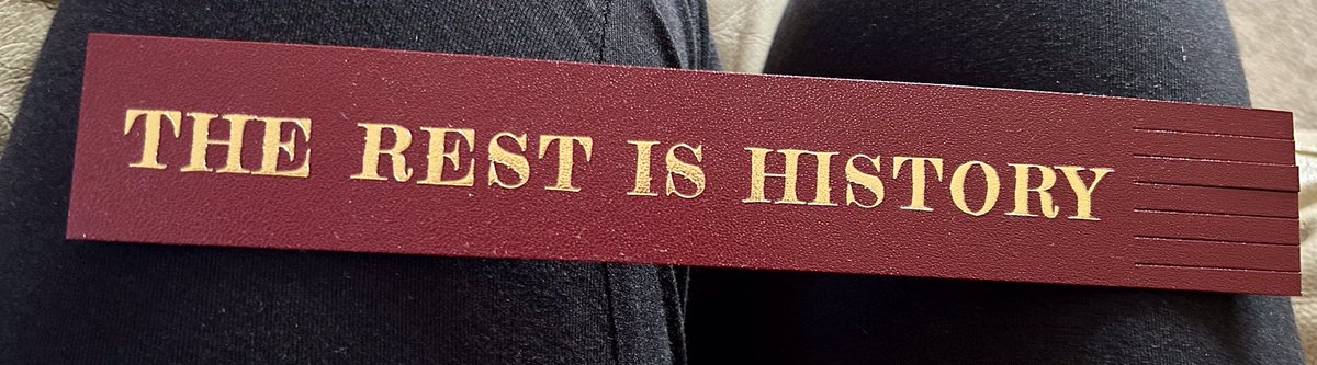 purplepol1's tweet photo. On the final segment of @TheRestHistory epic 8 parter. A tour de force from @dcsandbrook , with notable accents from @holland_tom   

Absolutely fascinating and I may buy the book, to go with my bookmark https://t.co/hdvVeF4s9w