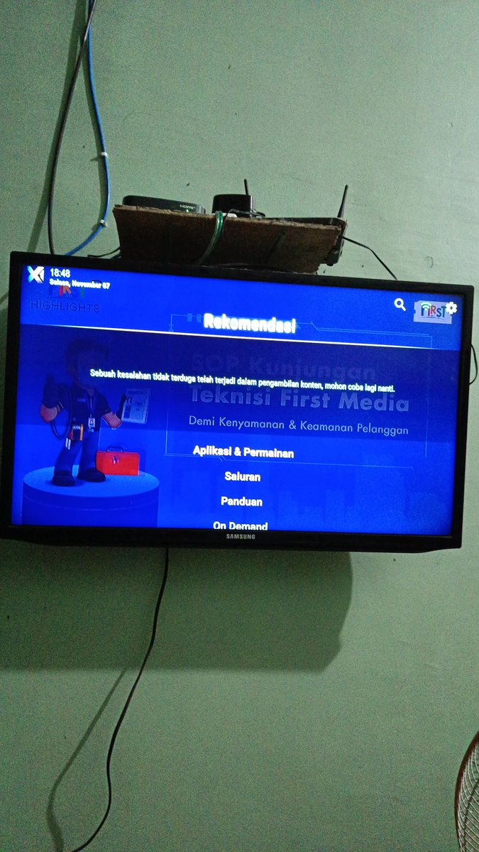 Tiurnanda_'s tweet photo. @FirstMediaCares  ini kenapaaa? Remote tidak bisa digunakan. https://t.co/5ySch53lEJ