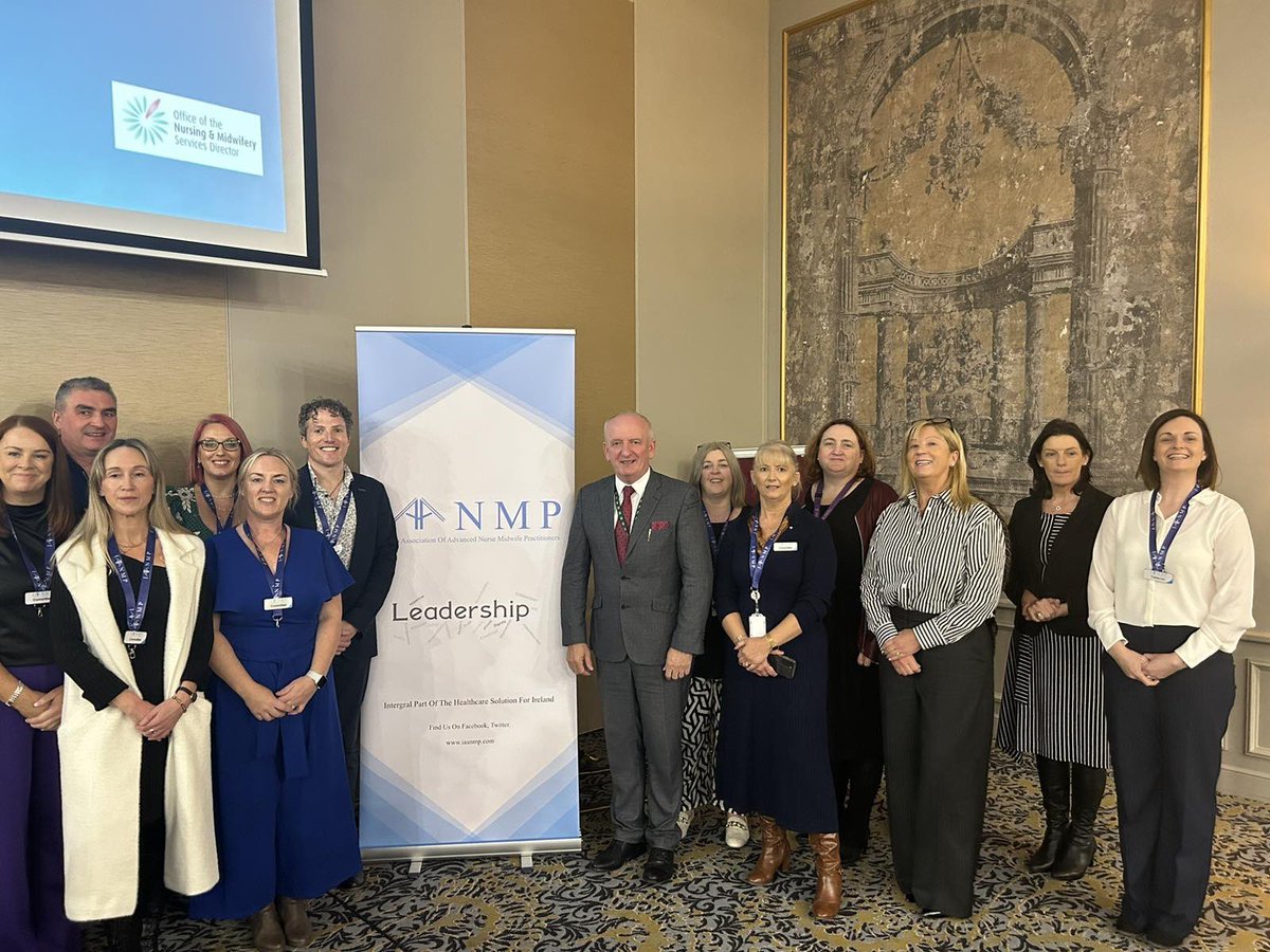 Thank you to Bernard Gloster @BernardGloster for addressing our IAANMP conference today @NurMidONMSD @chiefnurseIRE @GSGerShaw