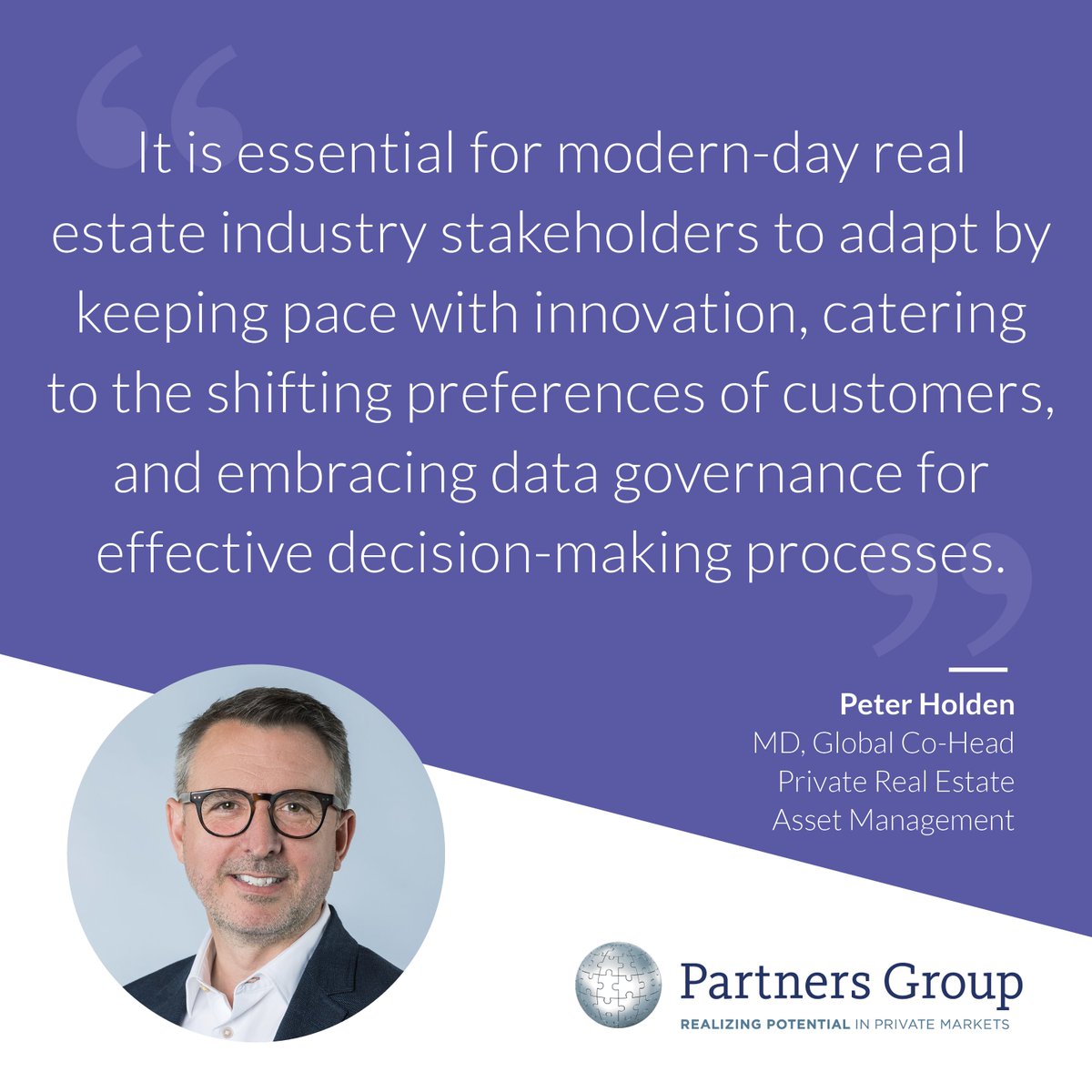 Proptech and #AI solutions have a role to play in driving #decarbonization, economic viability, and long-term success in a rapidly changing #realestate landscape, Partners Group's Peter Holden writes in a guest article for @PEREonline. Read it here: partnersgroup.com/en/news-views/…