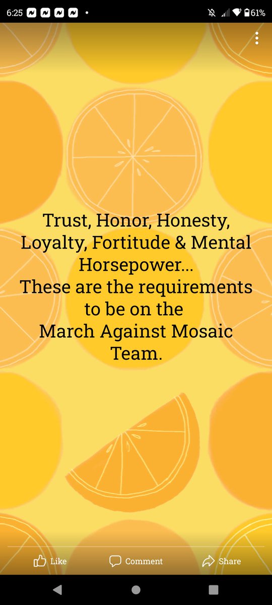 March Against Mosaic tweet media