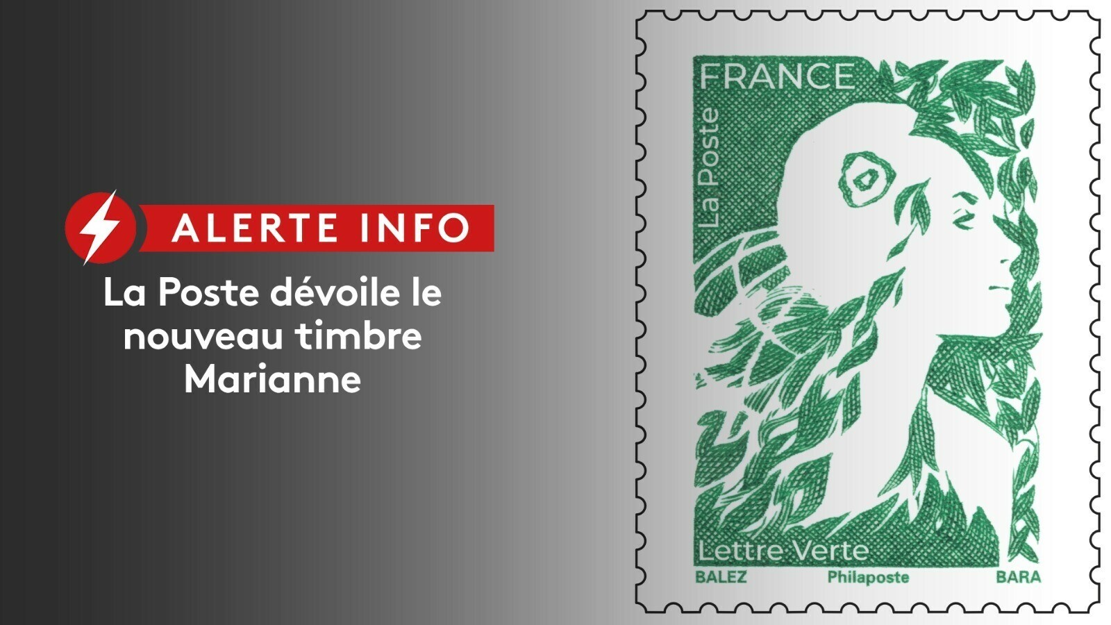 La Poste dévoile le nouveau visage de Marianne pour les timbres