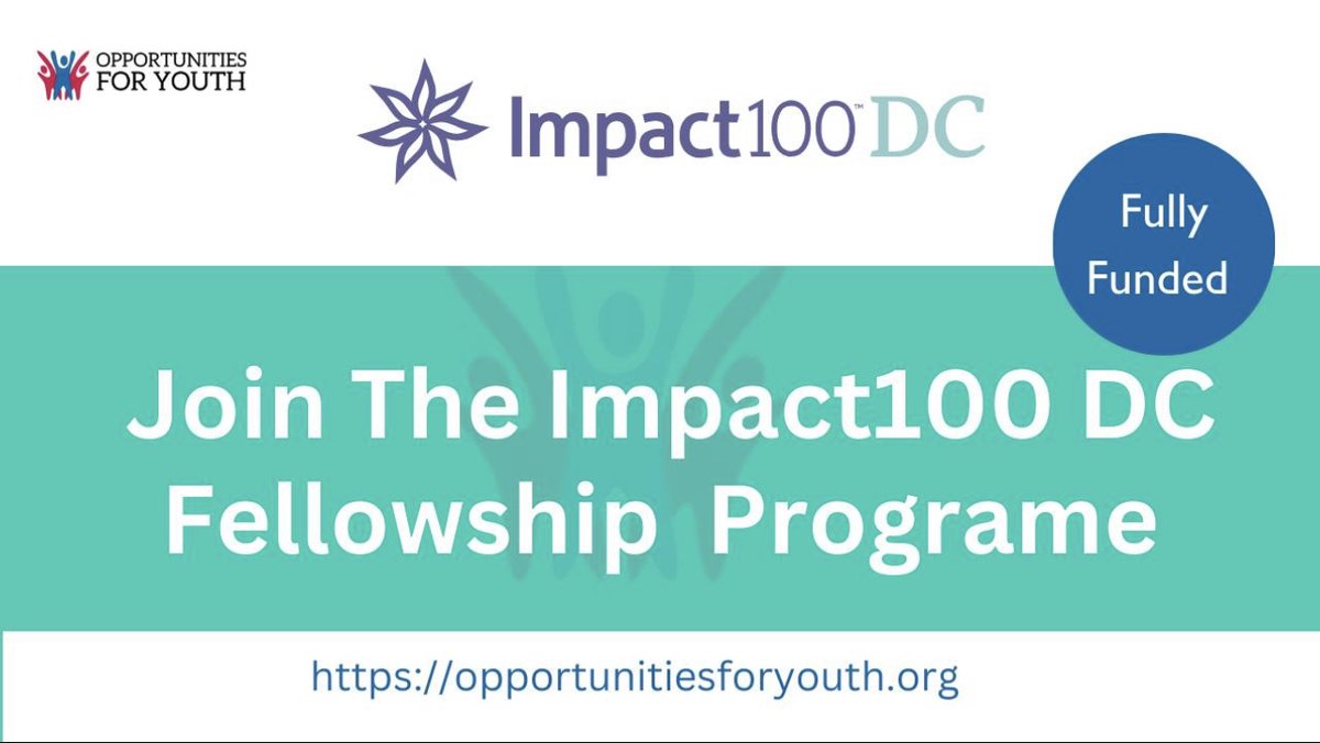 🌟 Calling all passionate young women aged 21-39! 🌸 Join the Impact100 DC Fellowship program and become a part of our diverse philanthropic community.

Apply here:bit.ly/45NEIL2

#Impact100DCFellowship#EmpowerChange#PhilanthropyOpportunity