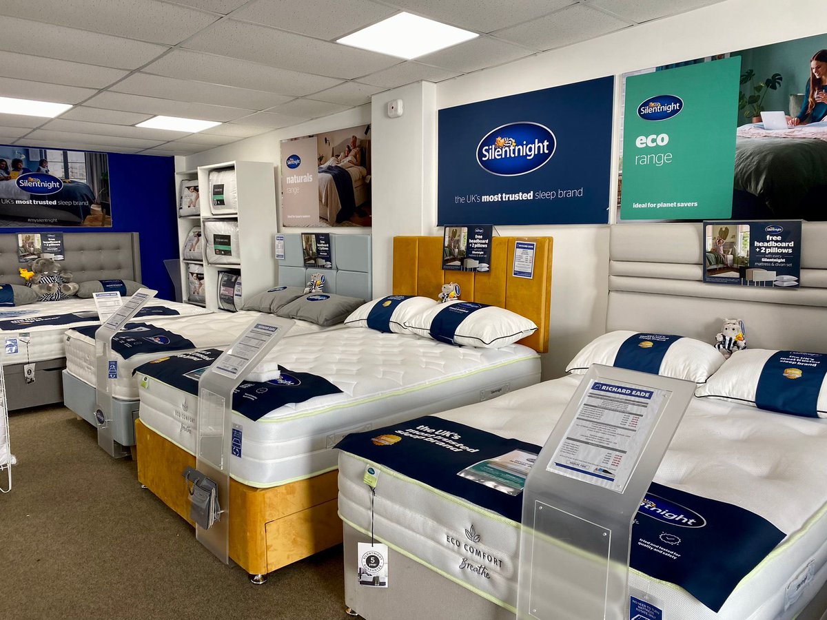 Richard_Eade's tweet photo. 🍁Autumn Promotion 🍁
Free Headboard and Pillows with every Silentnight Divan Bed. See in store for details. https://t.co/8VT4OQ0Xb9 https://t.co/O6WHYbxPjk
