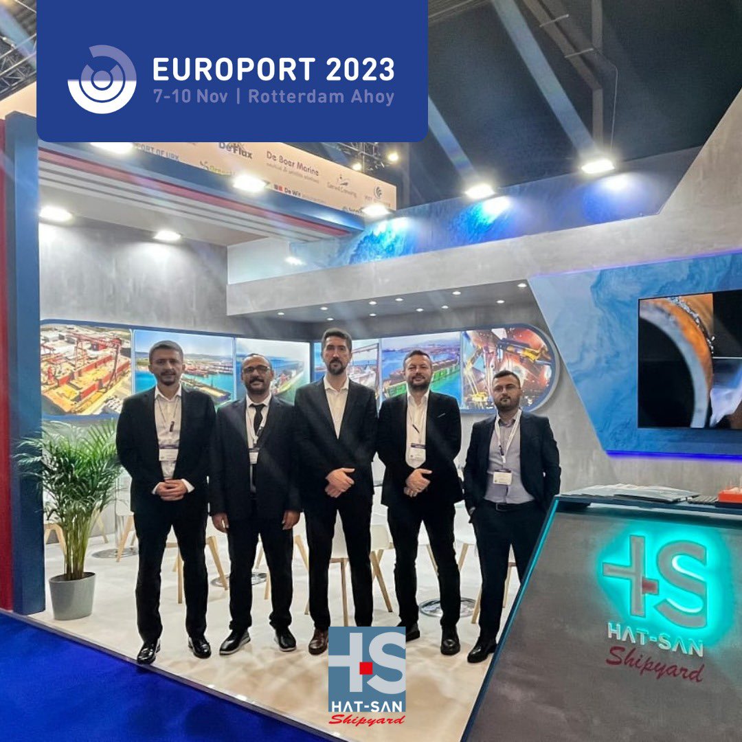 We will be pleased to welcome you in our booth 2402 at Europort Rotterdam! #europort2023 #hatsanshipyard #hatsangemi #hatsn @Europort2023