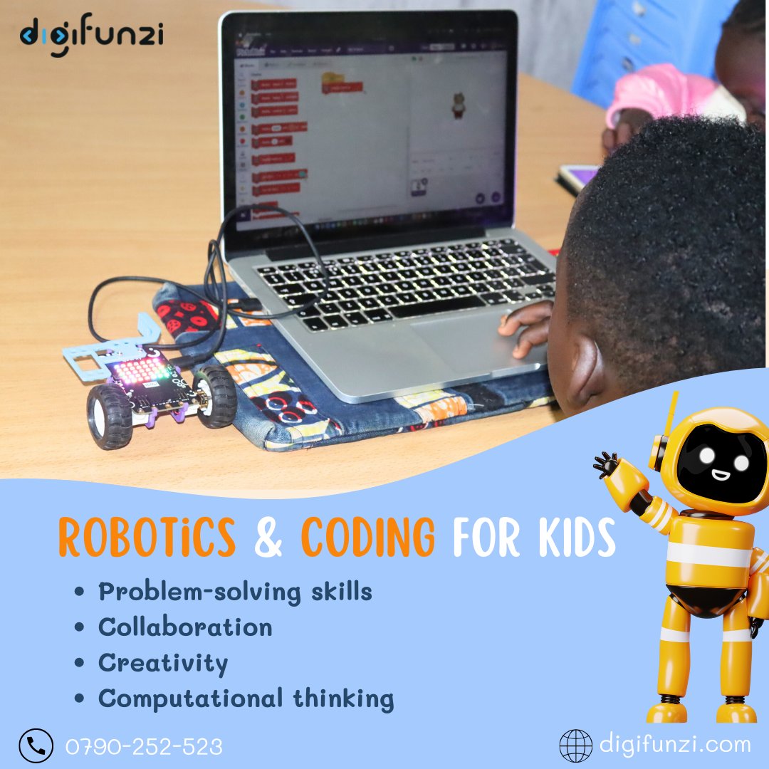 digifunzi's tweet image. What skills does a child stand to gain in taking Coding classes?

Add your thoughts in the comments!

#codingforkids #kidscancode #techforkids #robotics #Chelsea #fypviraltwitter