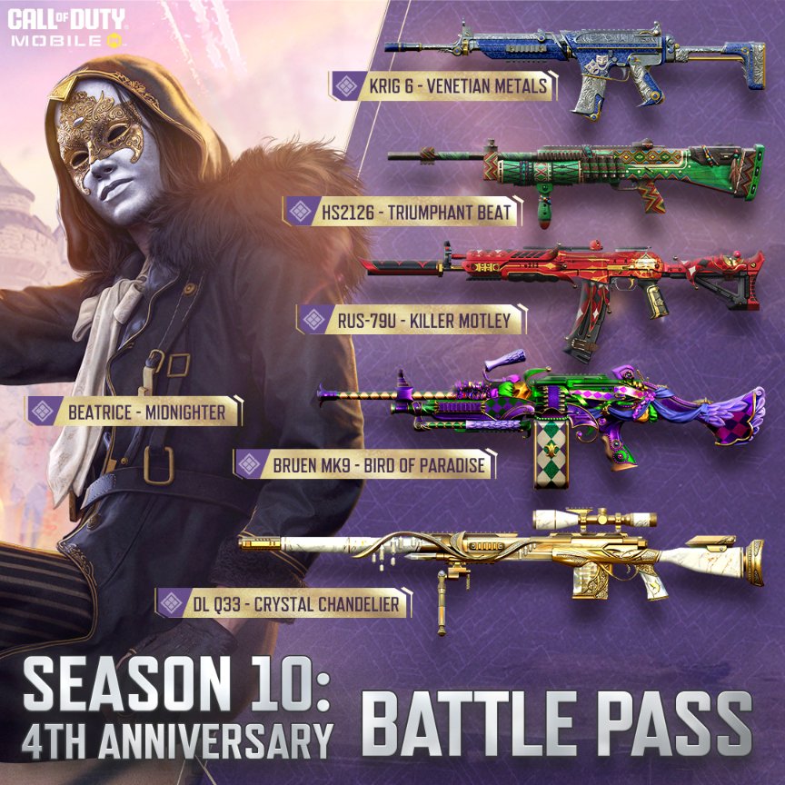 darksnest6's tweet photo. COD Mobile
Season 10 4th Anniversary
BATTLE PASS skins (paid)
#CoDMobile #action #multipl https://t.co/PGLZrORNtm