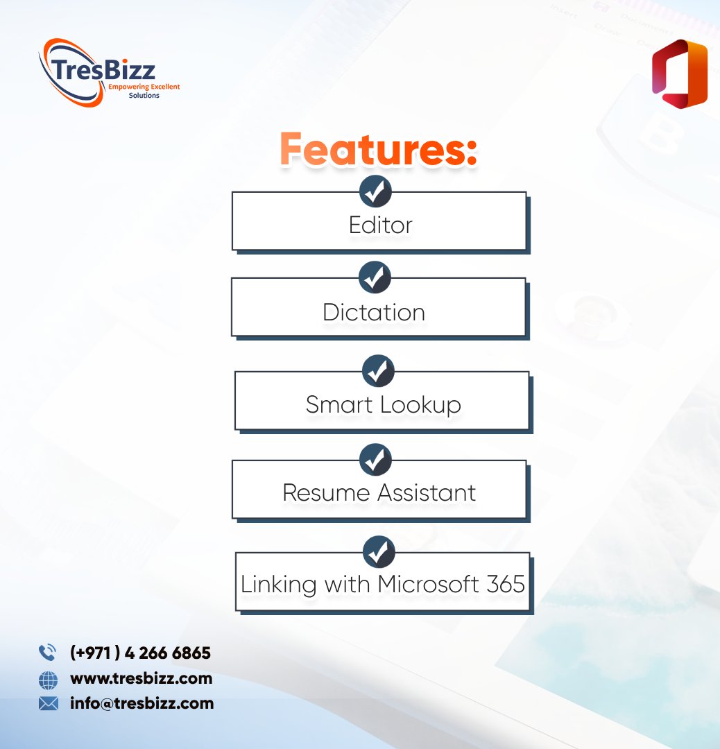 TresbizzUAE's tweet image. Unlocking productivity: Discover the top 5 tools in Microsoft Word 2021! 

#WordTools #EfficiencyElevated
#BusinessGrowth #ITReseller #itservices #EfficiencySolutions #DataSecurity #ITSoftware #BusinessProductivity #RemoteWork