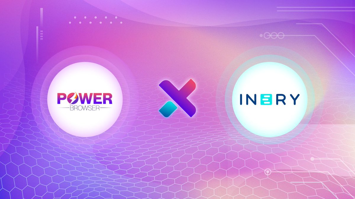 IneryDLT's tweet photo. 🚀 Cue the confetti!

We are partnering up with @PowerBrowser, which offers lightning-fast, secure, and private Web3 browsing with 10x more ad rewards, revolutionizing user monetization.

Let's redefine your web experience by making it more secure, private and rewarding! 🌟 https://t.co/nb11WaeHC1