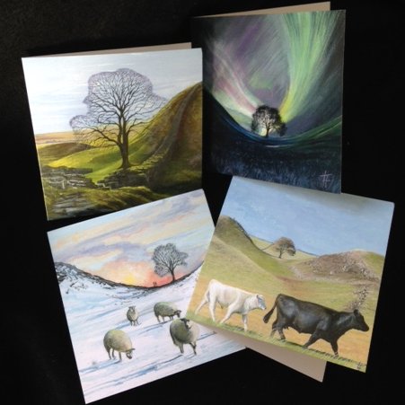 A very special selection of Greeting Cards printed for @NorthumberArt. Perfect keepsakes of our treasured tree available from the Rothbury gallery or their online shop  crownstudiogallery.myshopify.com . #printinhouse #localartist.