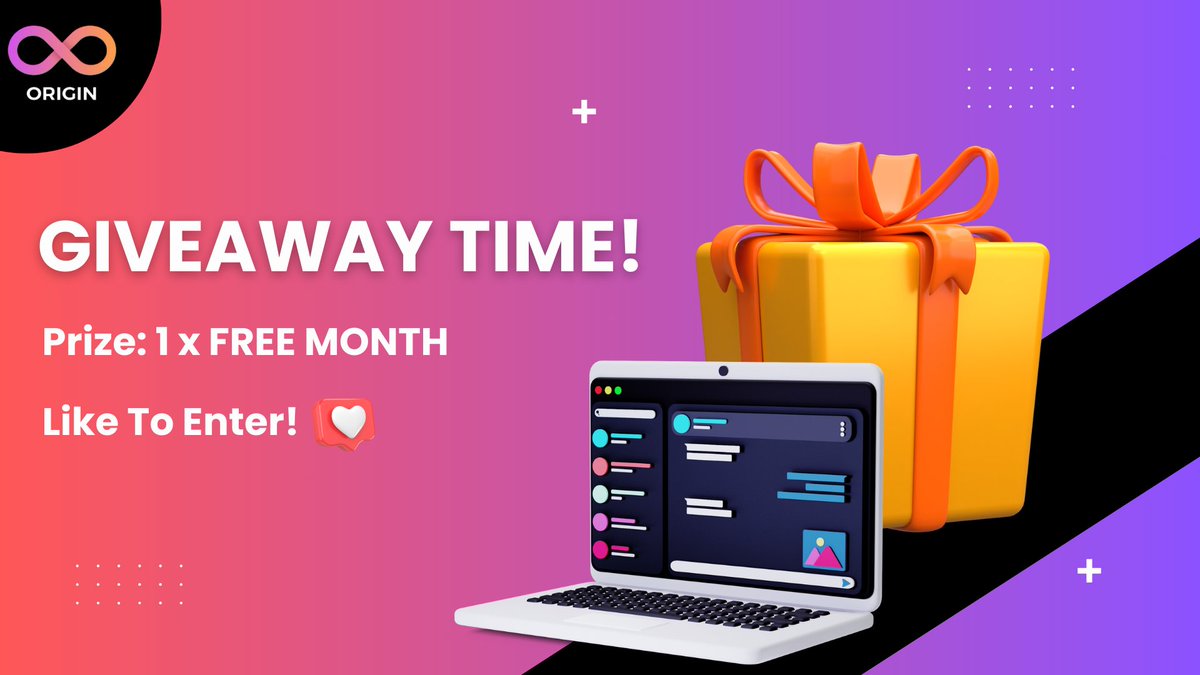 🎉 Giveaway Time!! 🎉

🚀 Ready to experience the magic of OriginAIO for FREE? 

Simply LIKE this tweet to enter, and you could win 1 MONTH of FREE access! 🌟

Don't miss your chance - hit that LIKE button now! ❤️ #Giveaway #OriginAIO