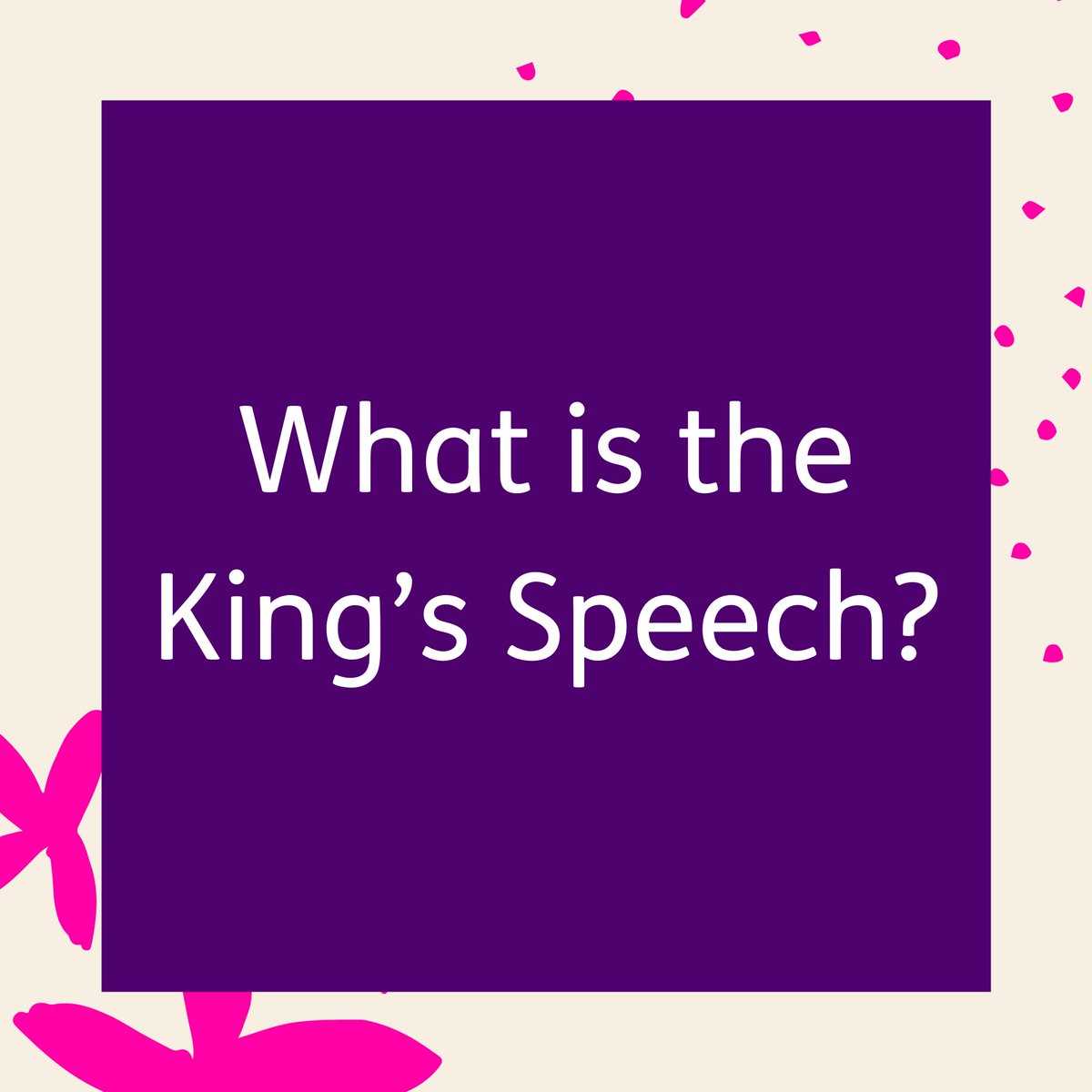 ❓What is the King's Speech? We've created this Easy Read to explain what the King's Speech is and what will happen in the House of Commons this week. Learn more here: brnw.ch/21wEdFK #KingsSpeech