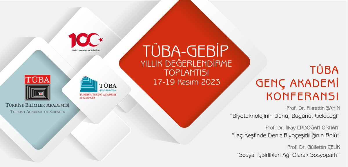 TUBAakademi's tweet photo. #TÜBA-Üstün Başarılı Genç Bilim İnsanı Ödülleri Programı Yıllık Değerlendirme Toplantısı #TÜBAGEBİP

🗓️1⃣7⃣-1⃣9⃣ Kasım 2⃣0⃣2⃣3⃣
📍@meukurumsal
👉https://t.co/ie0zDX6N1r https://t.co/nHafXfafV1