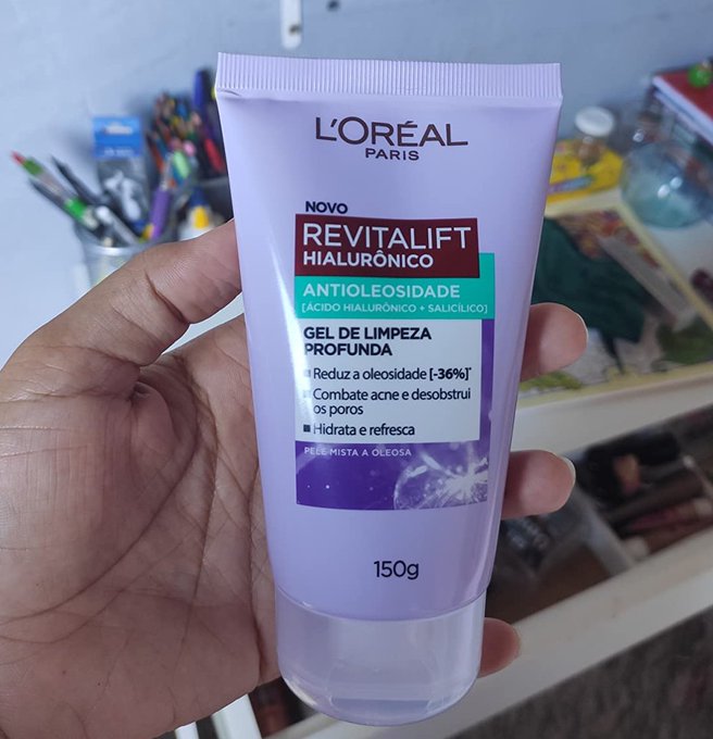 Gel de Limpeza Antioleosidade L’Oréal Paris Revitalift Hiaurônico, 150g