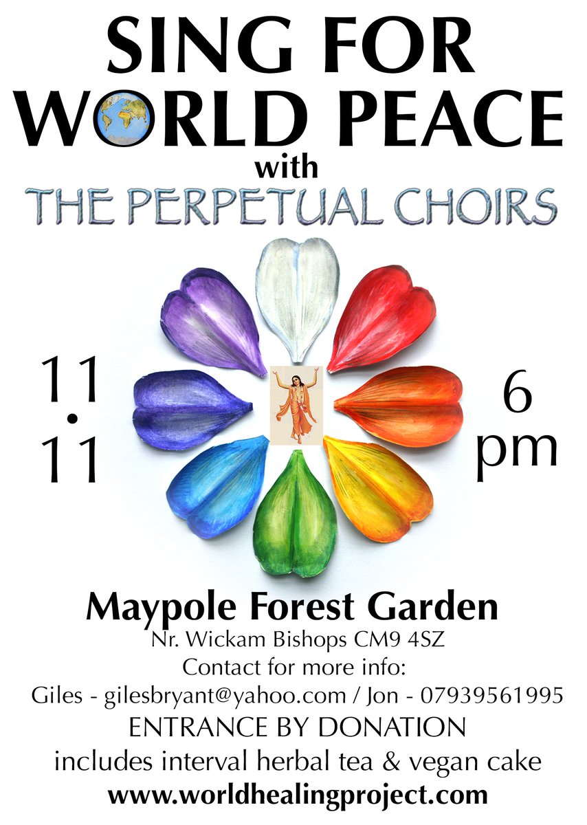 gilesbryant's tweet photo. Our #singforpeace weekly concerts continues on Saturday on 11.11. We'll be at the incredible Maypole Forest Garden in Essex. Contact me or Jon @Forestgarden20 to book your space. Promo vid here: https://t.co/APxFNAuATj https://t.co/4pGLQ9DMxJ