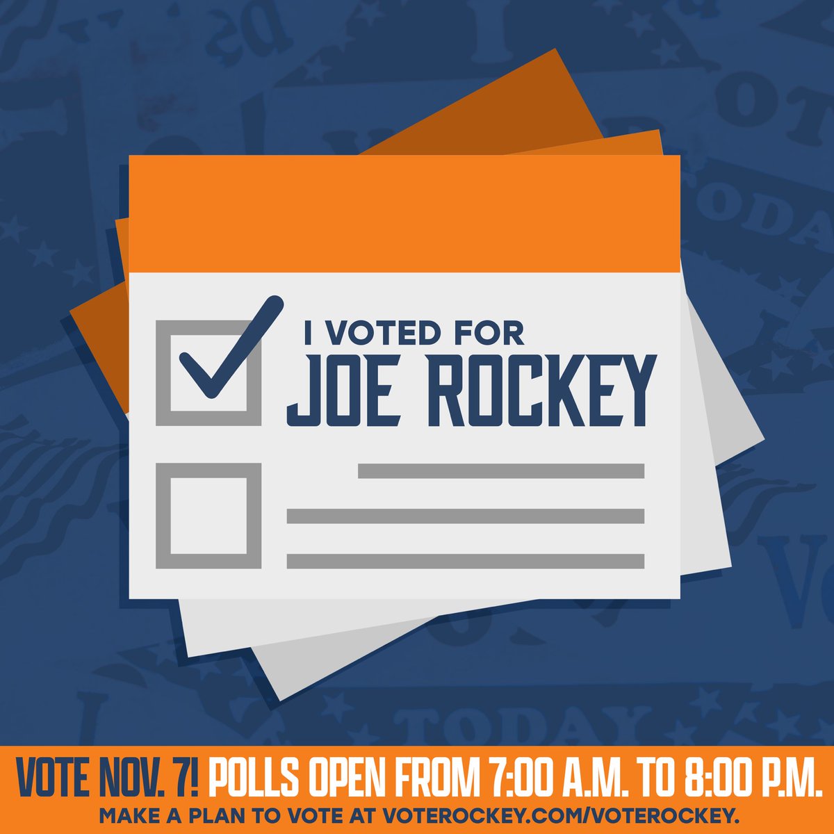 🚨 POLLS ARE OPEN IN ALLEGHENY COUNTY 🚨

7AM - 8PM today.

We’d love to start one final conversation before the polls close tonight. Share the graphic below on social after you #VoteRockey! Every interaction counts.

Thank you for your support and, most importantly, your vote.