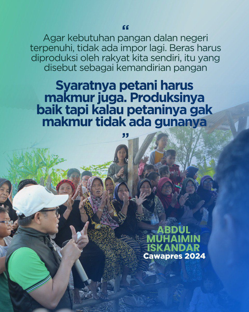 Sulisandayani6's tweet photo. #AMINBelaPetani
#AniesMuhaimin2024

Adil, Makmur, Sejahtera 

@cakimiNOW
@dpp_pkb https://t.co/qbrylOYkfh