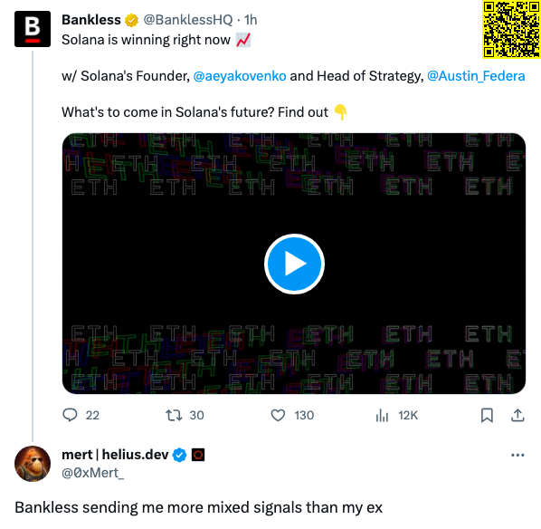 sayver_cc's tweet photo. @0xfoundingtitan @mert @bankless @toly @Austin_Federa @0xfoundingtitan Here's your tweet screenshot!

View on Solana: https://t.co/moD2k5LaEU https://t.co/4PCAEuMeby