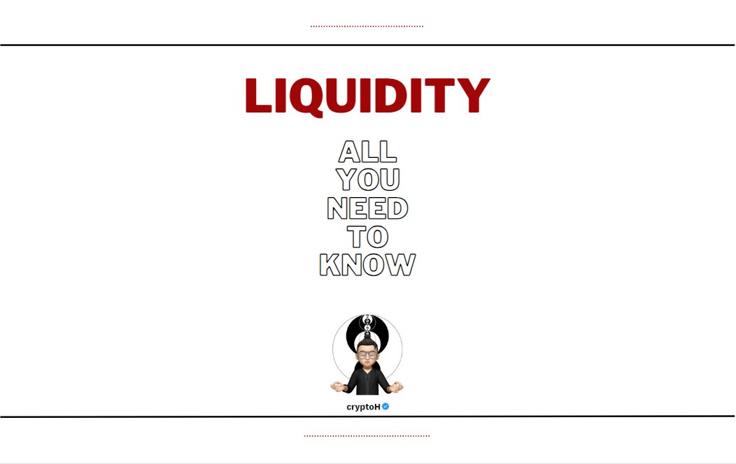 Liquidity : All you Need to Know

A thread🧵