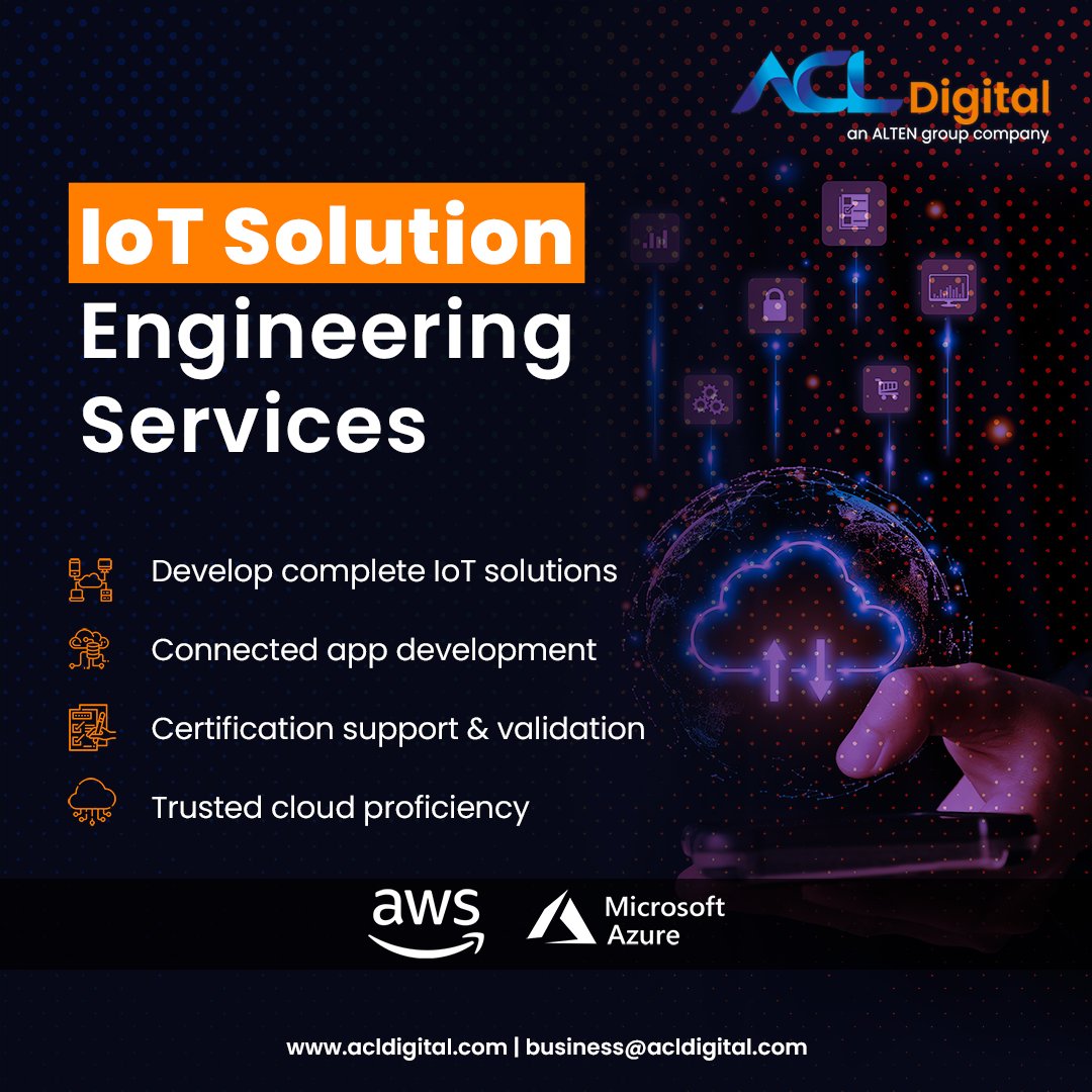 ACL_Digital's tweet image. ACL Digital helps industries to design, develop, integrate and reengineer legacy solutions into smart ones and serves as a one-stop IoT engineering service provider.
Know more: acldigital.com/offerings/ente…
#iot #iotapplication #iotsolutions #iotsolution #oem #oems #iotconnectivity