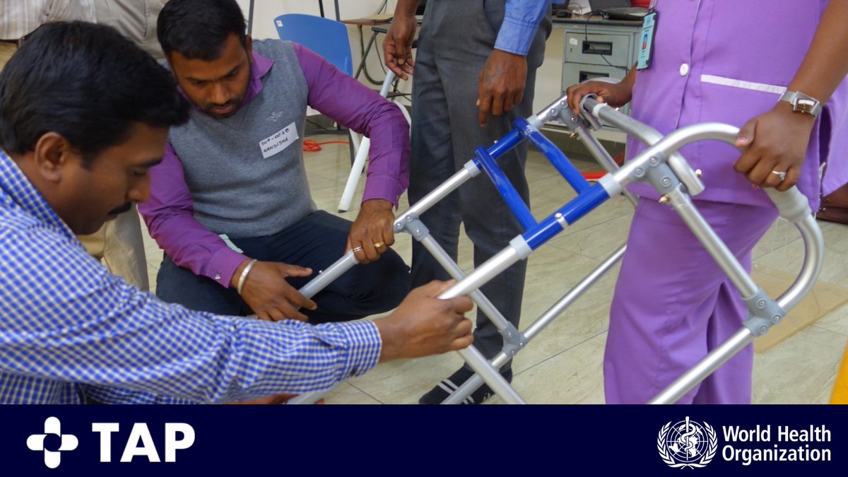 Suitable assistive products provided by trained personnel can have a positive impact on health, participation, and well-being. For the past year, we've been growing the global #ATWorkforce #ATChangesLives. 

👇
bit.ly/TraininginAssi…