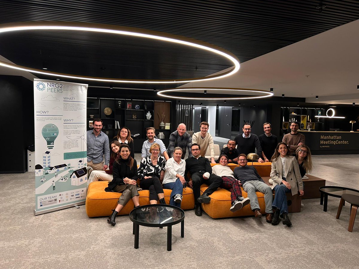 nrg2peers's tweet photo. We are thrilled to share that we recently wrapped up our consortium meeting, marking a significant milestone in our NRG2peers research project. NRG2peers has been an incredible journey dedicated to accelerating Europe's transition towards a climate-neutral, inclusive future https://t.co/1a961RlakV