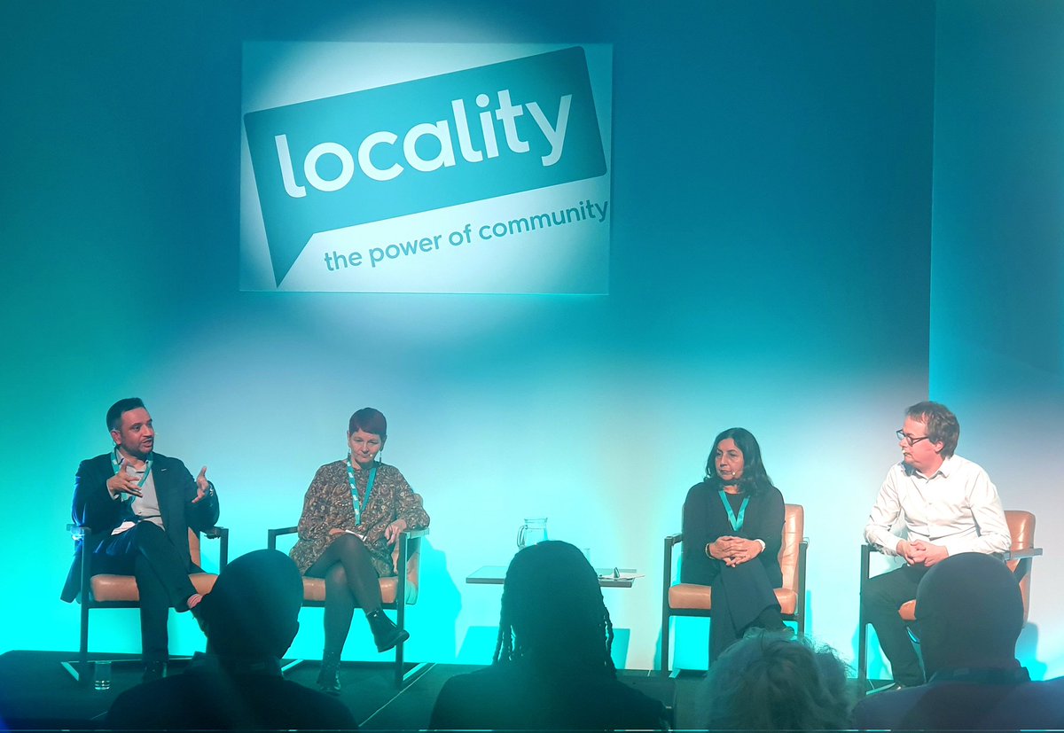 Turning empty properties into social homes. Tool library. Eco hub. Getting local people into work. Bringing back pride into the area. Tea & toast. Some wonderful examples of the #PowerOfCommunity from our panellists @wolvesASAN @stgeorgeslupset @Afzal_H @wittonlodge #locality23