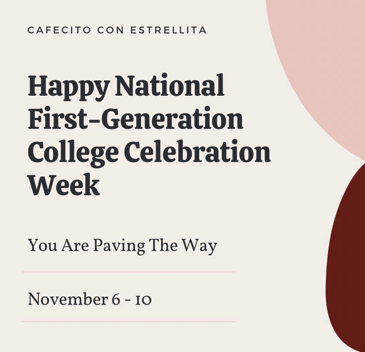 MahoganyEdu's tweet image. The first have to endure, but through the perseverance a legacy is built. #FirstGenAcademic