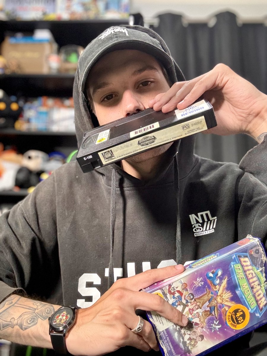 thegamersjoint's tweet image. Yes, I own the Digimon Movie on VHS 
my apologies for this giga flex