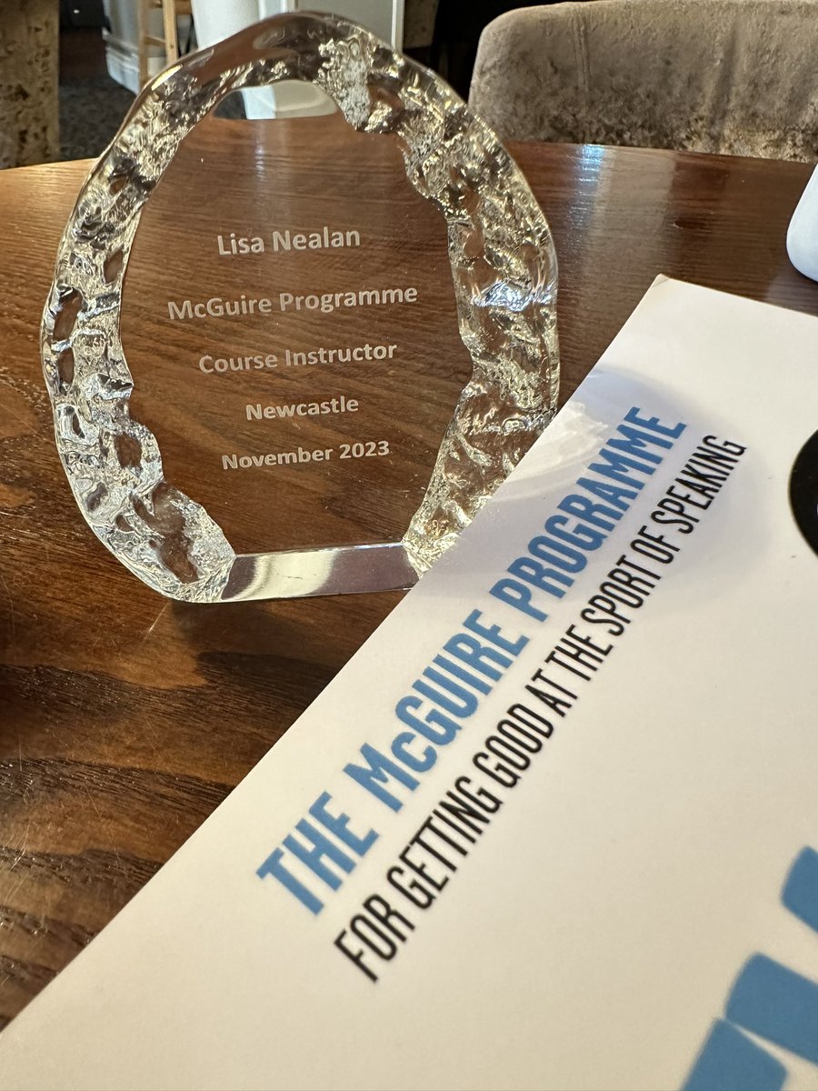 Thank you <a href="/nwater_care/">Northumbrian Water</a> for giving me time off to instruct a very special course for people who stammer+support the programme’s newest Course Instructor,Jon Hubbard,on his internship.Attended by over 110 people across the 4days. Privileged to witness so much courage+inspiration 💛