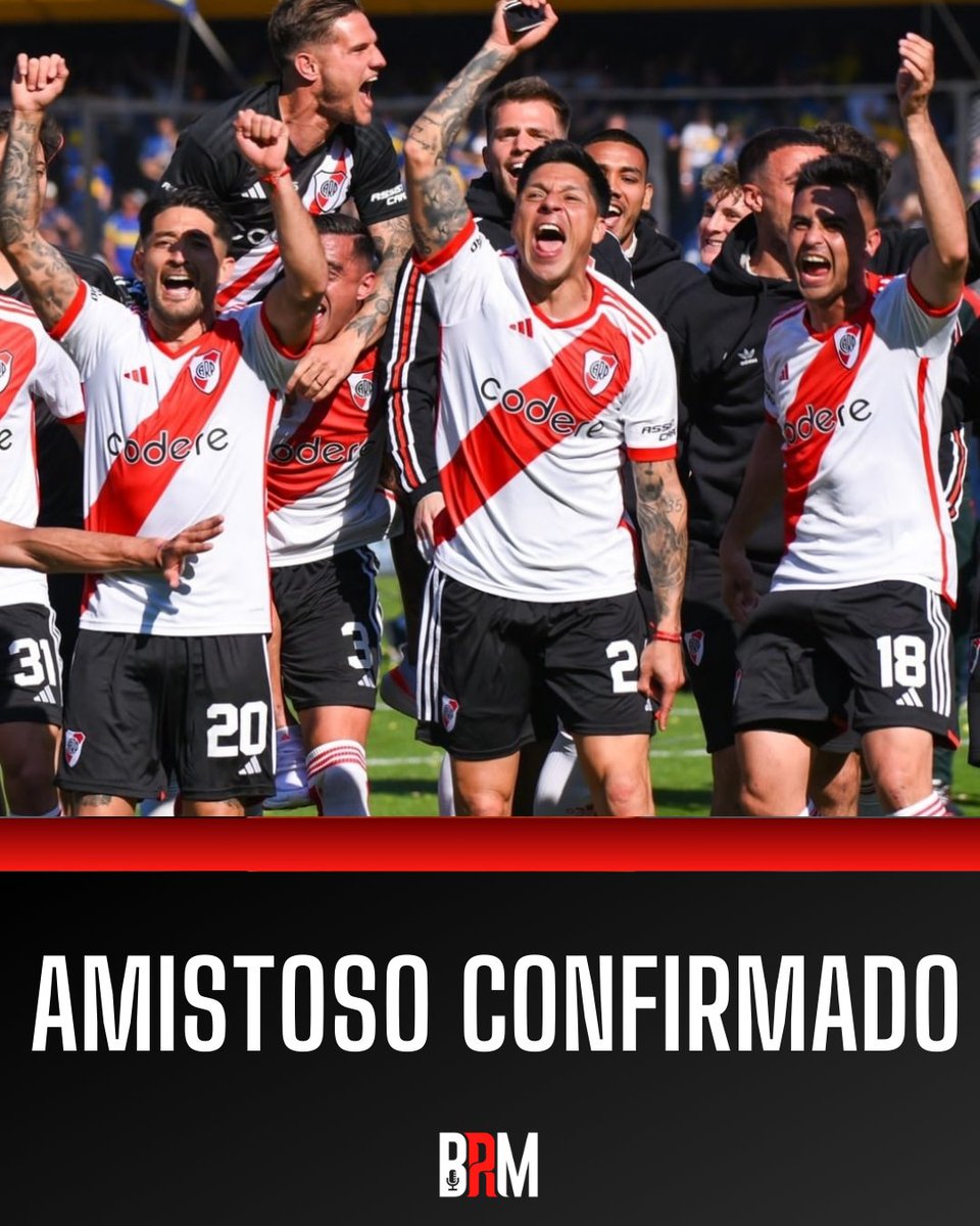 BandaRoja2018's tweet image. #River ⚪️🔴| El Millonario jugará un amistoso contra Independiente Rivadavia 🔵🔵 el viernes 17 de noviembre en el Estadio Malvina Argentina de Mendoza.

#RiverPlate #soyderiver #martindemichelis #elmasgrandelejos #vamosriver #elmasgrande #Demichelis #rivercampeon #daleriver