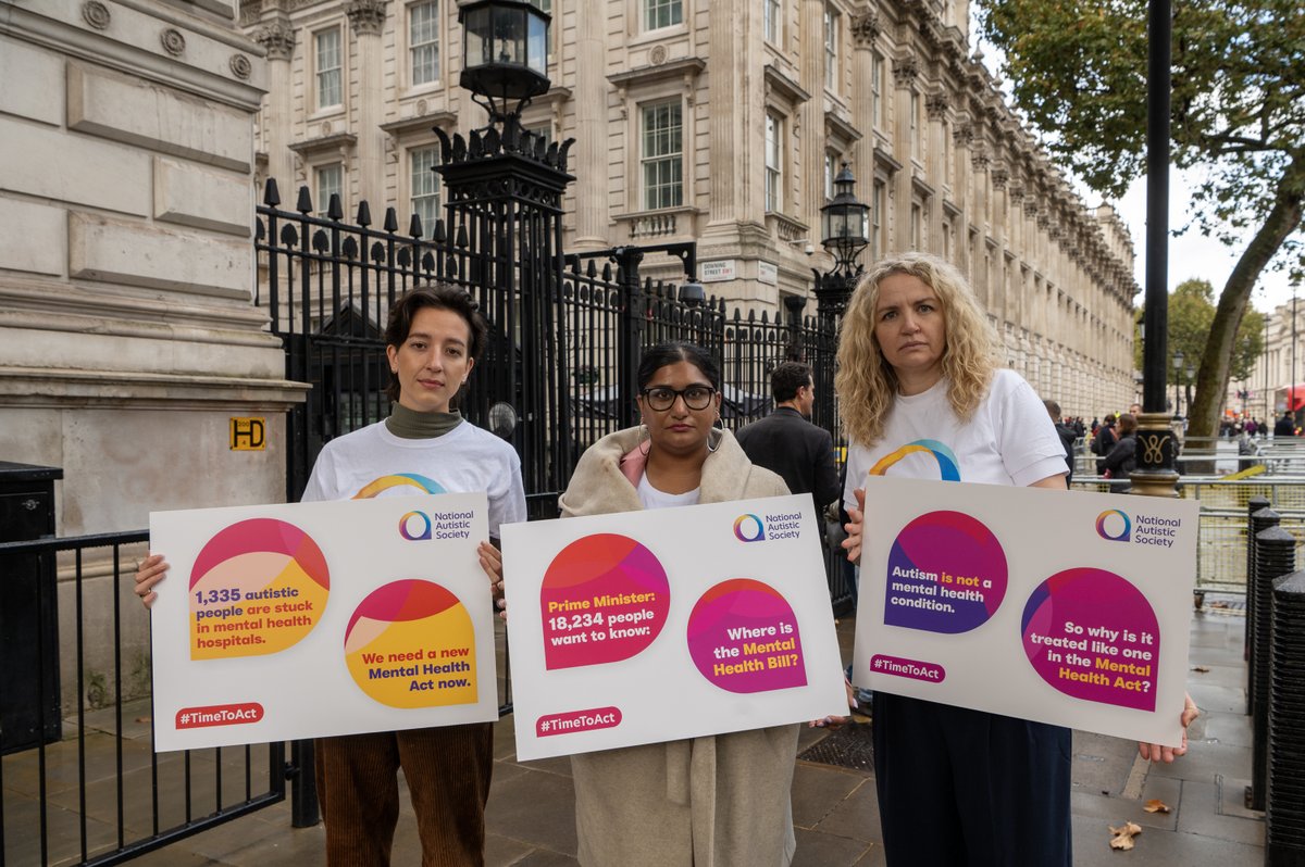 The Government has ignored our calls for reforms to make our mental health laws fit for the 21st century. They’ve chosen to ignore the 18,234 of you who signed our open letter, meaning it will remain legal for people to be detained just because they are autistic. (1/3)