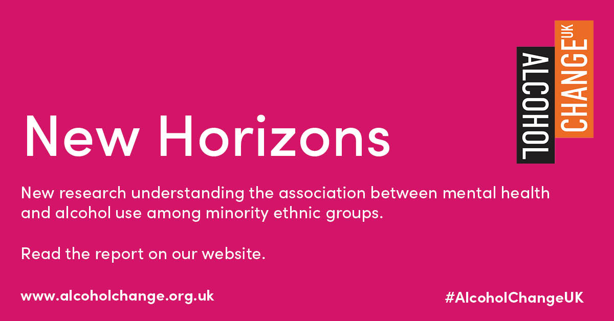 This fascinating report from @Laura_Goodwin_ @JoPuddephatt @JayDasMunshi @RossCoomber1 from our New Horizons programme explores the experiences of drinking and of seeking help among minority ethnic groups who have a mental health problem.