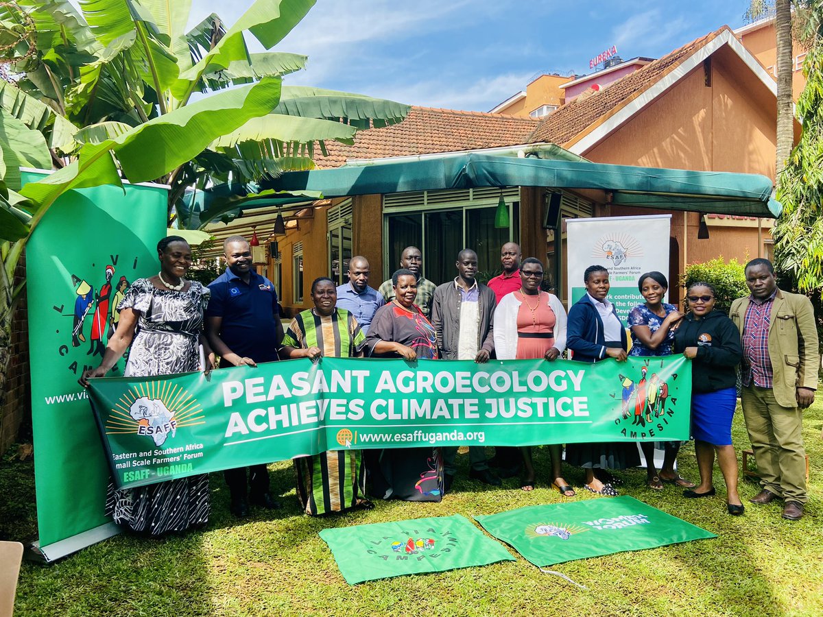 Small scale farmer leaders are being trained on Peasant Agroecology and Climate Justice. This training aims at creating more resilient, self reliant and environmentally responsible farming communities. #AgroecologyWorks #AgroecologyAchievesCJ @LVCSEAf
