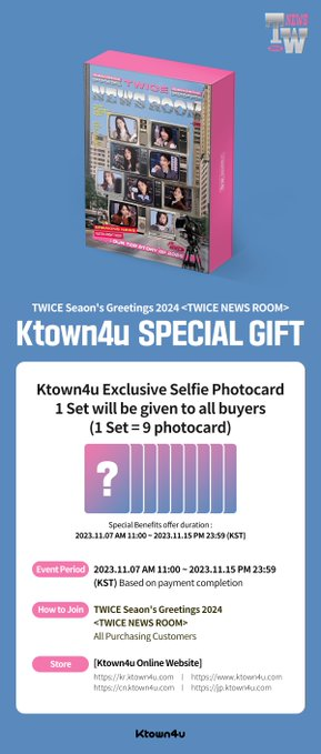 muggledPH's tweet photo. TWICE - SEASON'S GREETINGS 2023
₱2,250
✅LONG DOP
✅FIRST PRESS
✅with POB
🚢NETA
DOO: DEC 25
50% DP: DEC 25
REMBAL: ONHAND
➢https://t.co/7LVtzIhPbD
t. wts lfb ph go pasabuy pre order sg
#MuggledPHGo https://t.co/0YqaiE1hwd