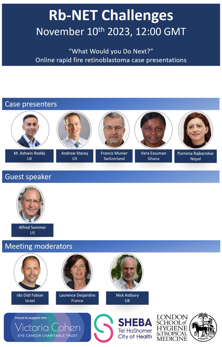 There are a few free registrations left for this retinoblastoma webinar. This Friday at 2pm CAT. 

us02web.zoom.us/webinar/regist…