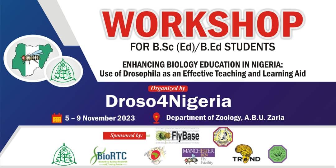 Special thanks to <a href="/FlyBaseDotOrg/">FlyBase</a> and <a href="/Camret_udus/">CAMRET, UDUS, SOKOTO</a> for enabling this workshop. We are deeply appreciative of <a href="/TReNDinAfrica/">TReND in Africa</a>, @DrosAfrica, and @Poppi62 for their invaluable training and support!!!!  <a href="/gmt4gmt/">Just GMT, PhD</a> <a href="/BioRTCNig/">BioRTC</a>
#Droso4Nigeria23