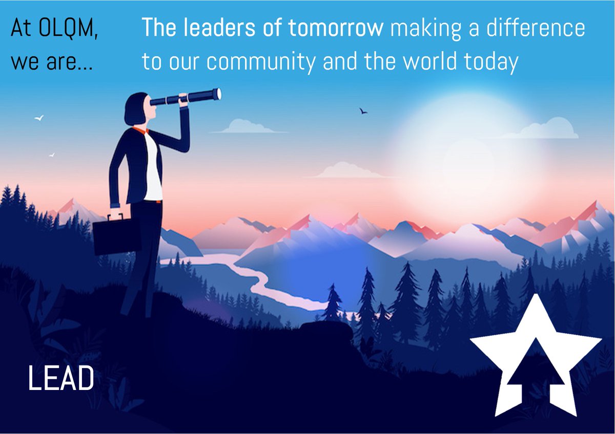 At OLQM, we LEAD.
We are the leaders of tomorrow making a difference to our community and and the world today.

#OLQMCharacteristics